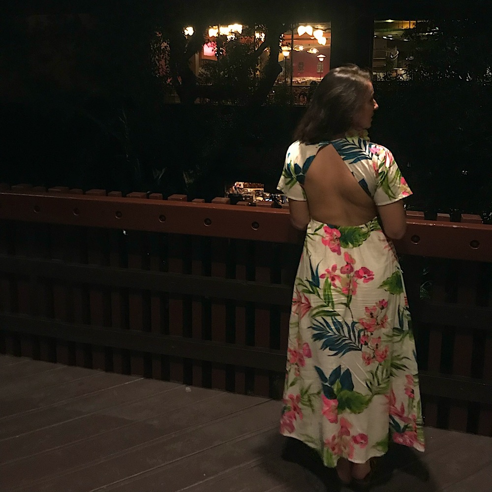 Hawaiian floral maxi